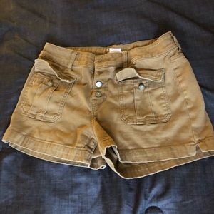 Button Up Shorts Size 9